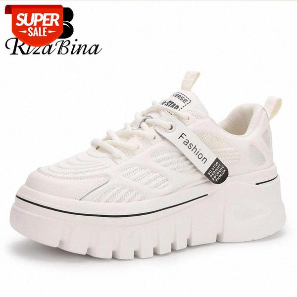 

rizabina new design women sneakers thick bottom platform women spring shoes fashion cool ladies shoes footwear size 35-40 #v76h