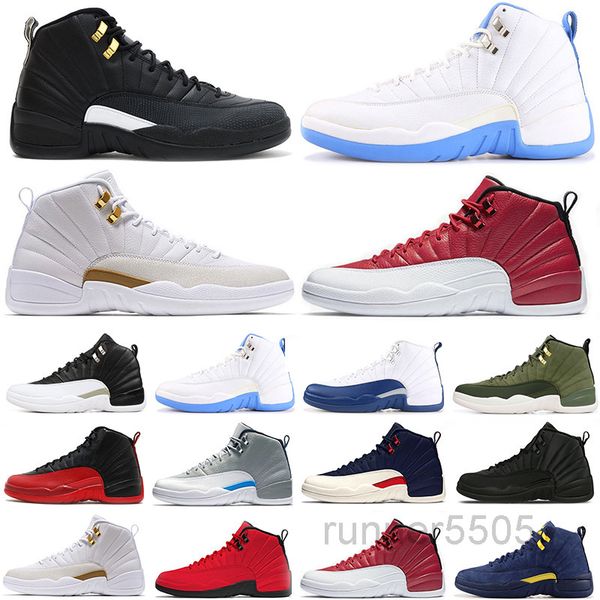 

with box 12 12s basketballs shoes jumpman womens mens sneakers stone blue university gold ovo trainers size 13 sdf5