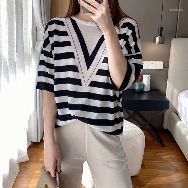 

women sweater black /white 100 super fine merino wool loose sleeve spring sweater1, White;black