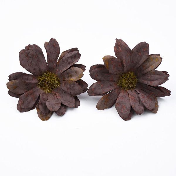 

12 старинные хризантемы diy подарки коробка невеста запястье цветок материал крышка флористика скрапбукинг искусственные цветы дешевые wmtps