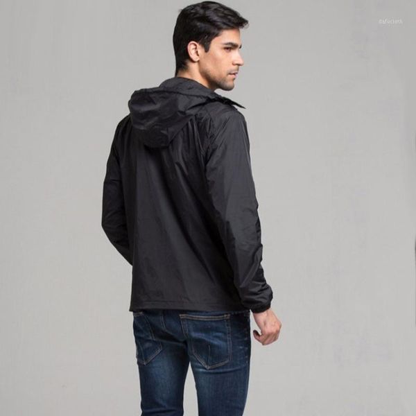 

mens brand clothing spring summer fashion outerwear windbreaker men thin jackets hooded casual sporting coat plus size 4xl1, Tan;black