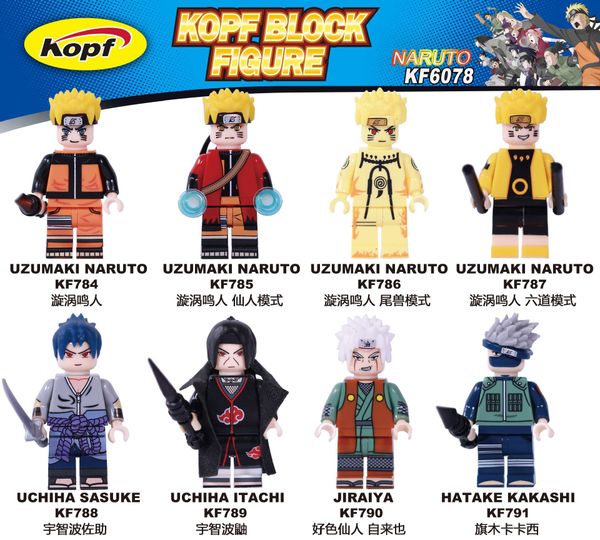 

xmy kf6078 anime naruto building blocks vortex naruto puzzle cartoon bag assemble minifig bricks toy for kid birthday gifts