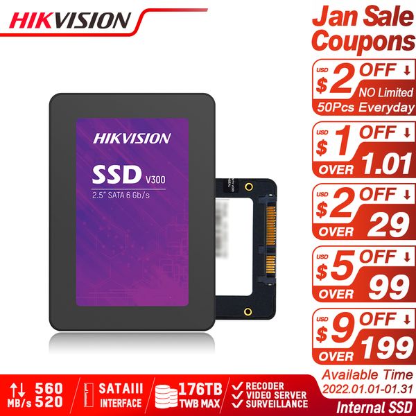 SSD 512GB 1020GB 1TB classe di sorveglianza 3D QLC 176TBW stabile SATA3 560MB/s disco a stato solido per registratore video server
