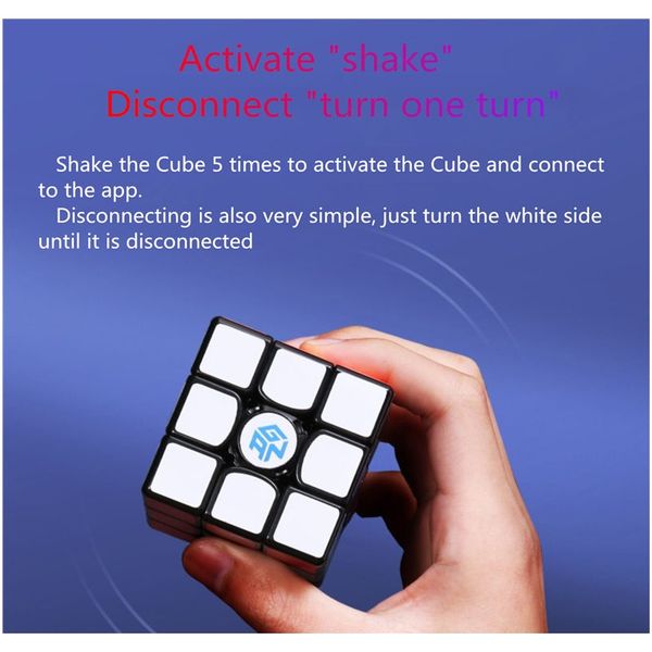 

gan356 i magnetic magic speed ​​cube station gan app gan 356i магниты интернет конкурс 3x3 куб головоломка gan 356 i gan356i sqcvju bbgargde, Black;red