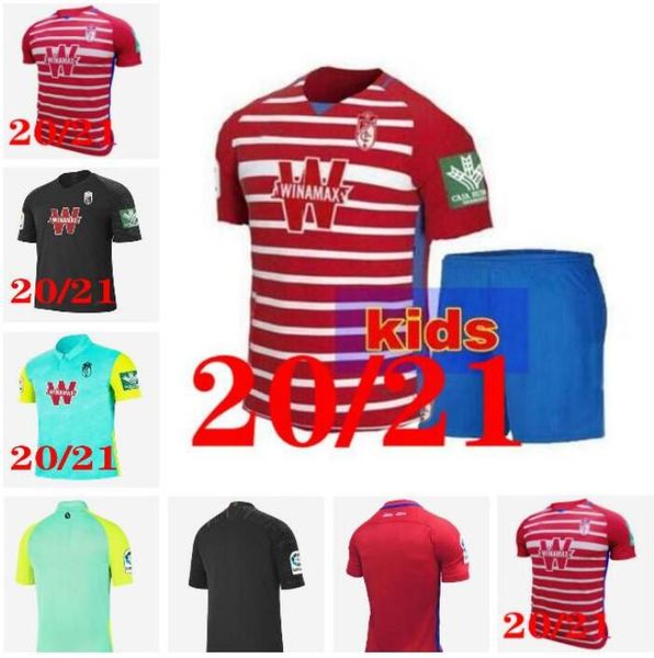 

20 21 granada детские футбольные трикотажные изделия домой третья soldado herrera 2020 2021 antonio puertas vadillo camiseta de futbol футбо, Black;yellow