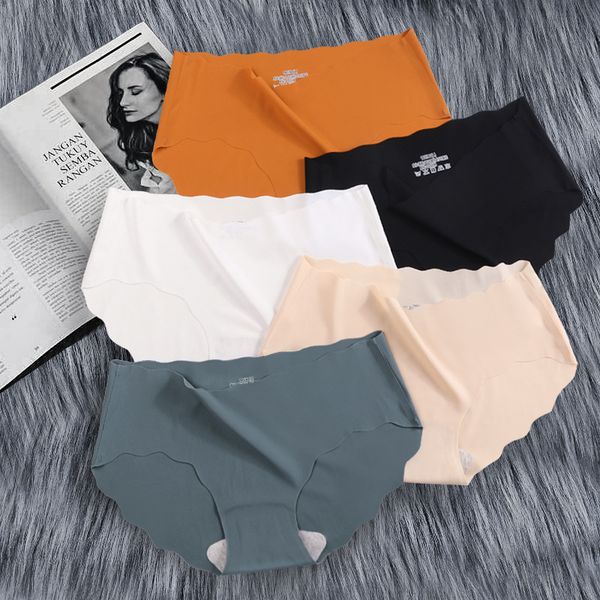 

ladys smooth seamless breathable mid-rise panty briefs talk to us if need customized color size designs/drop shipping supplier, Black;pink
