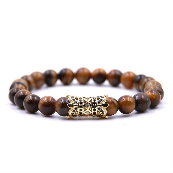 

straight stube golden micro mosaic zirconia bracelet men jewelry bracelets for women pulseira feminina bileklik pulseras mujer, Black