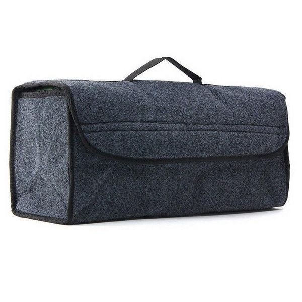 

grey large anti slip car trunk boot storage organiser case tool bag holder