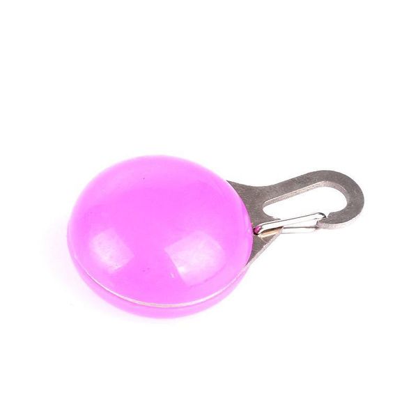 

bright led flashing dog safety cat pet security necklace night light collar pendant