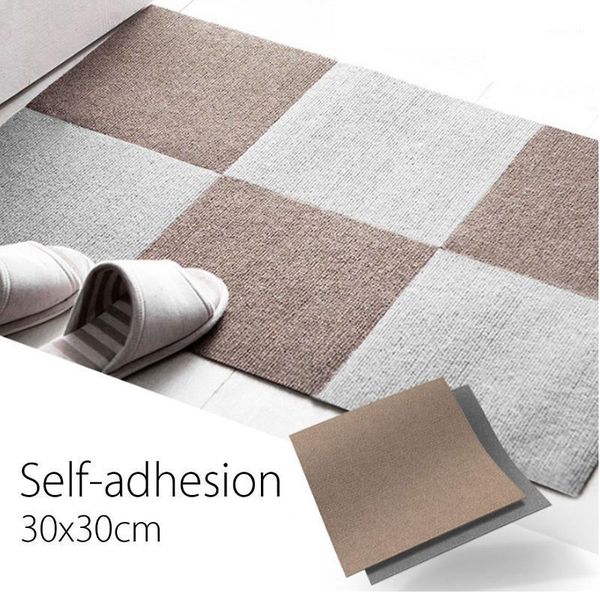 

carpets 5pcs 30x30cm self adhesive carpet tiles modern bedroom flooring fabric cover patchwork for office home room floor decor1
