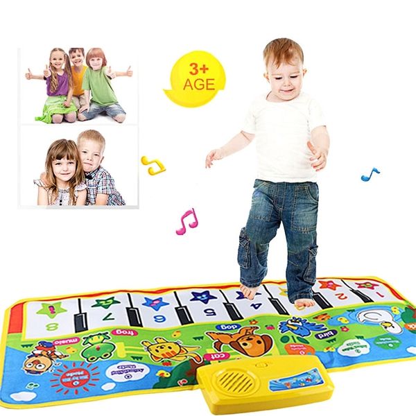 

musical instrument toy baby kids touch play keyboard musical singing gym music carpet mat piano developmental gift y200428