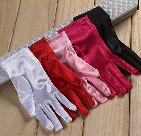 

оптовая 9 "длина на запястье протяженные атласные перчатки для женщин девушки ежедневно невесты pro jllpag yy_dhhome, Blue;gray