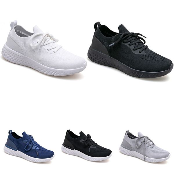 

non-brand running shoes for men women triple black white grey blue fashion light couple shoe mens trainers outdoor sports sneakers