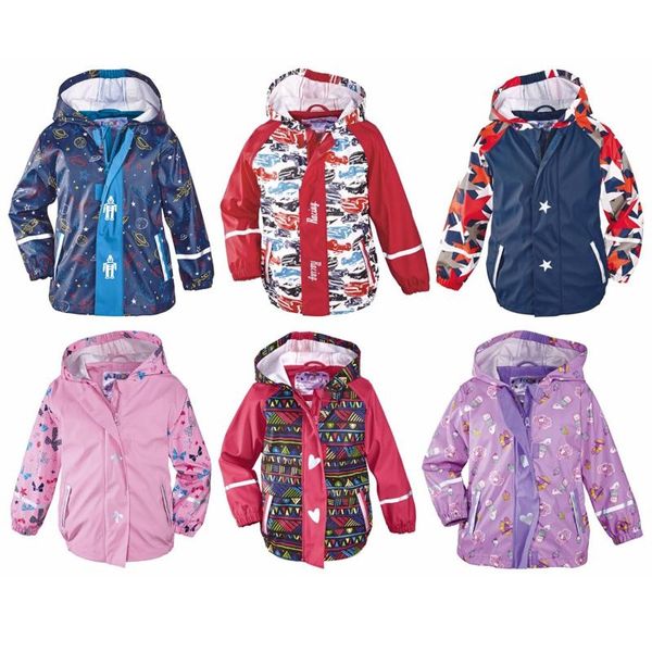 

jackets arrival limited in spring and summer male female child pu poncho raincoat outdoor waterproof, Blue;gray