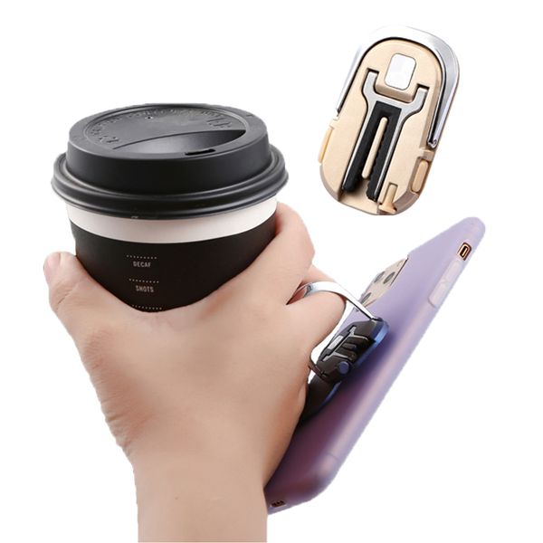

mobile 360 degree car air vent grip mount stand rotation magnetic finger ring phone holder bracket