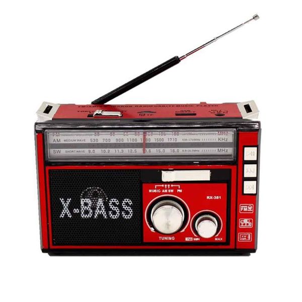 

led rechargeable home portable radio am fm sw mp3 player outdoor retro tf usb
