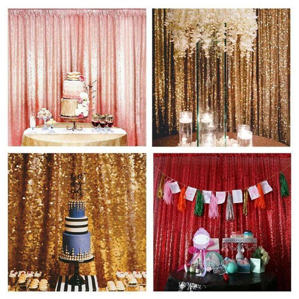 

curtain & drapes shimmer sequin restaurant wedding pobooth backdrop party po props