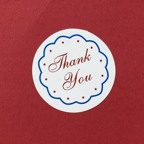 

thank you sticker labels lovely smiling face labels kraft paper stickers baking diy for cake/gift diameter 3cm