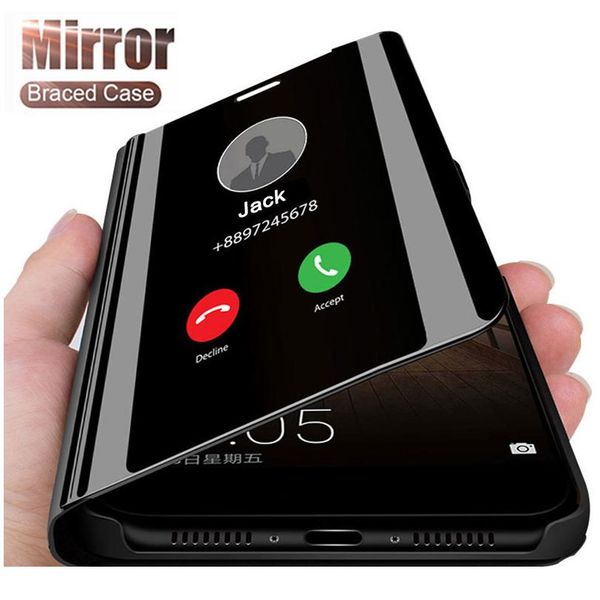 

smart mirror case for huawei p40 p30 p20 pro lite p10 plus honor 20 pro 8a 7c 8x bbyvlz