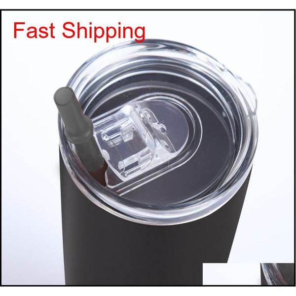 

dhl ship diy blank 20oz sublimation skinny tumbler double wall stainless steel vacuum insulated water mug qylaoy item_home