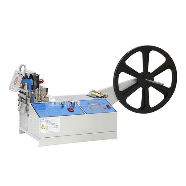 

full automatic electric ribbon cutter zipper cutting machine and cold cloth ear belt cutting machine 220v / 110v 300w1