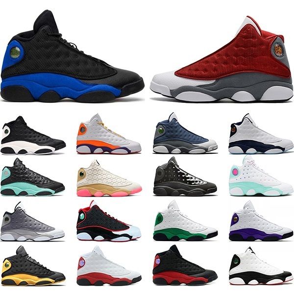 

2021 jumpman basketball shoes 13 13s mens designers red flint dark powder blue hyper royal playground trainers sports sneakers size 40-47