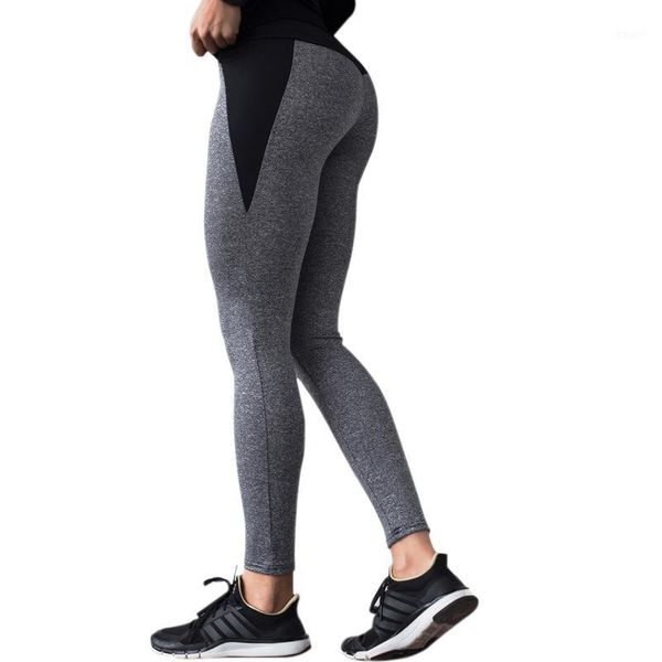 

normov new women causal leggings high waist elastic patchwork jeggings leggings fitness femme ankle-length push up legins1, Black