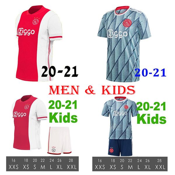 

20 21 ajax amsterdam fc soccer jerseys 2020 2021 kudus antony blind promes tadic neres cruyff men kids kits football shirtthird 50t, Black