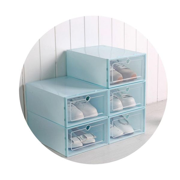 

обучитель организатор stackable хранение обувная коробка женская мужская обувь контейнер clear close backet полка пластиковый организатор об