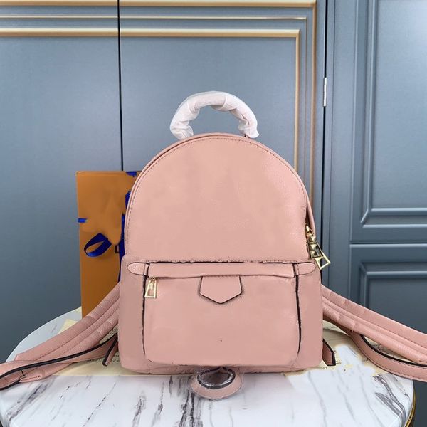 

2021 leather bags l classic doll series mini backpack fashion men's and women's designer luxury handbag back packs 41562