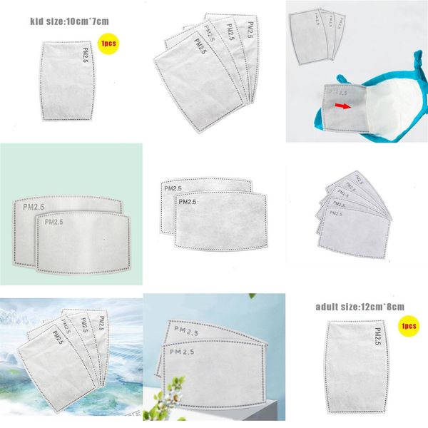 

pm2.5 replaceable filter three layers ship50pieces dhl pads replacement mask xnbq 2p78v