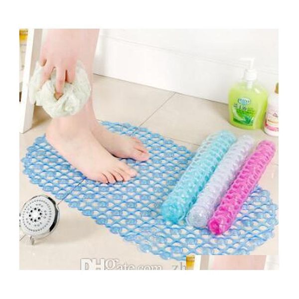 

2pcs shower mat bathroom sucker cushion pvc permeable bead bathroom anti-skid cushion bath pad bathroom qyllrn garden2010