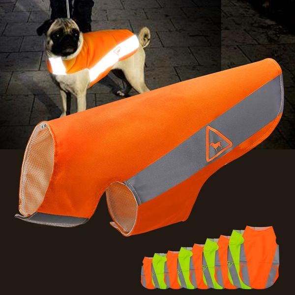 

reflective dog vest clothes high visibility dog safety vests for small medium large dogs outdoor hiking bbydpj
