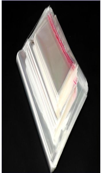 

14cm wide 100p transparent self sealing plastic bag gift jewelry packaging bags self adhesive resealable cellophane poly opp bag wmtvww