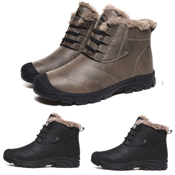 

leather designer style4 soft black grey plus velvet inn01 man boy men boots mens sneakers boot trainers outdoor walking shoes
