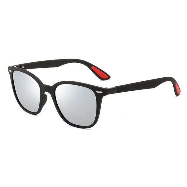 

sunglasses fashion brand designer polarized men women driving square frame sun glasses male goggle shades coating mirror female, White;black
