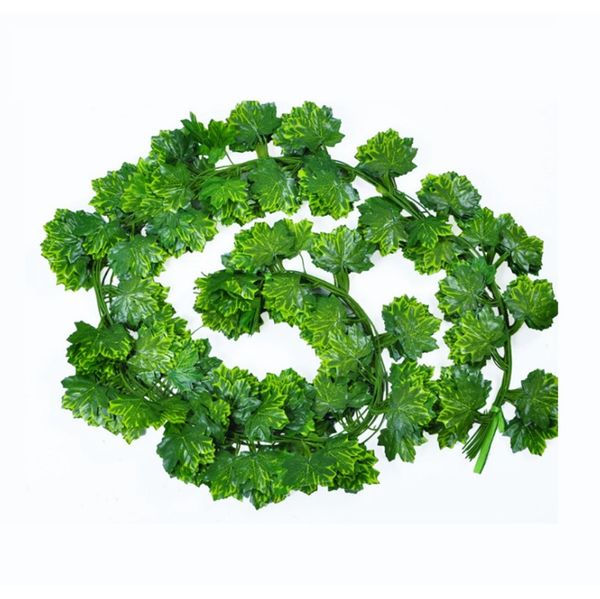 

180cm lot artificial flowers christmas decor for home wedding diy hanging garland silk roses creeper green leaf ivy vine f bbyltv