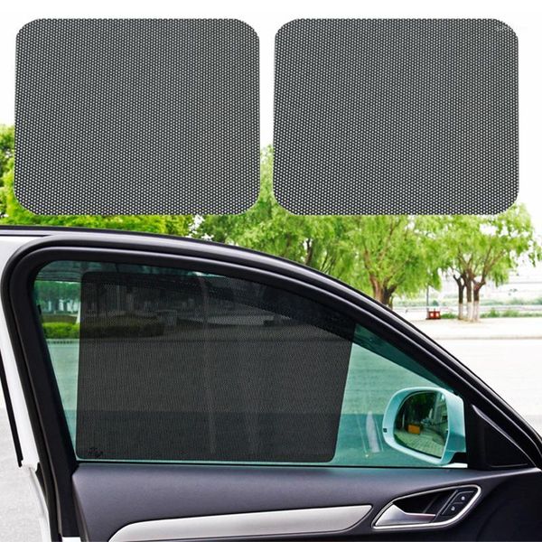 

2 pcs car sunshade stickers electrostatic stickers car window film side window sunshade curtain dot mesh mesh film1