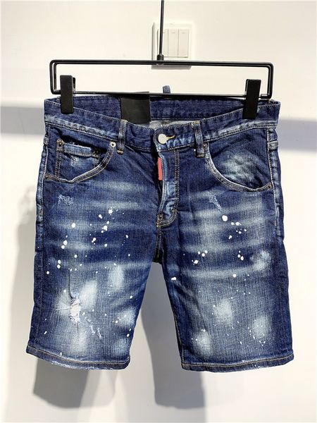

2021 summe men's stretch short jeans fashion casual slim elastic denim shorts men's clothes denim shorts men size s-3xl, Blue