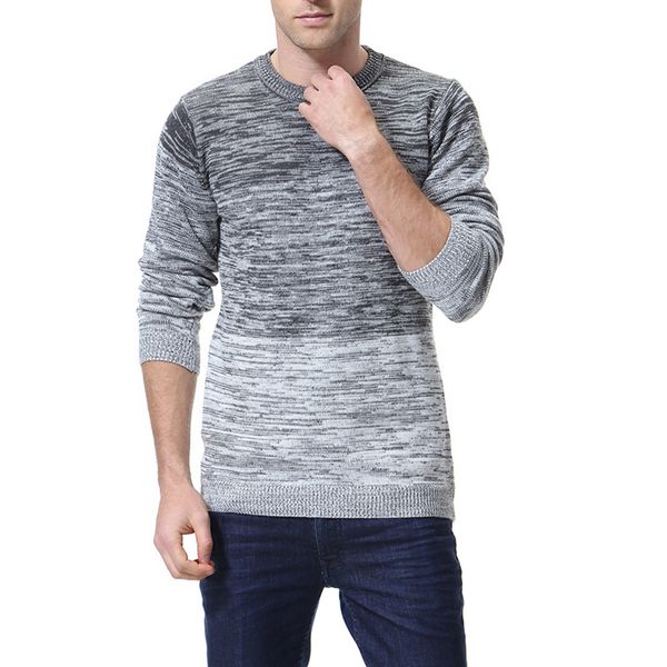 

male cotton thin sweater men casual man sweaters clothes 201203, White;black