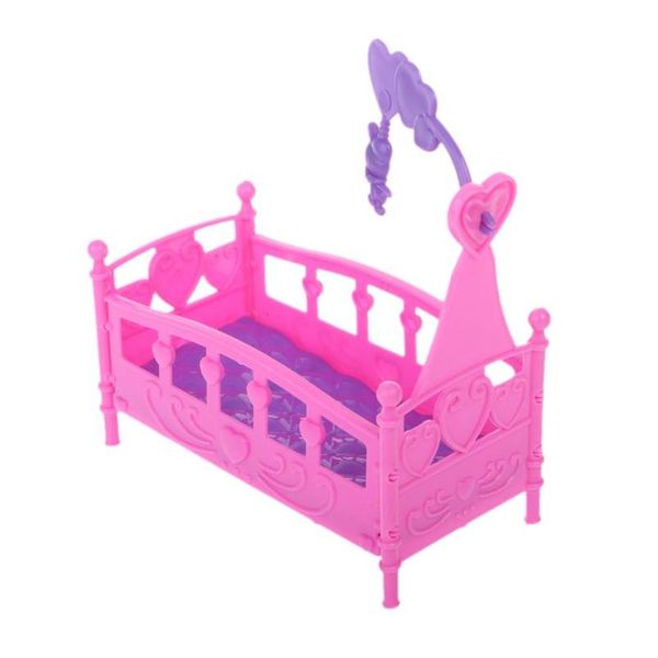 

rocking cradle bed doll house toy furniture for kelly barbie doll accessories girls toy gift baby shower gift g wmtwzt