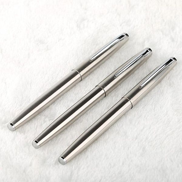 

fountain pens extra fine gold stainless steel pen rotary ink absorption easy to carry comfortable grip pen1
