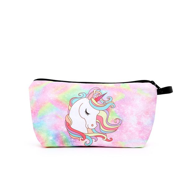 

women be unicorn makeup bags 3d printed zipper cosmetic bag lovely small and exquisite wash selling 6gc j1