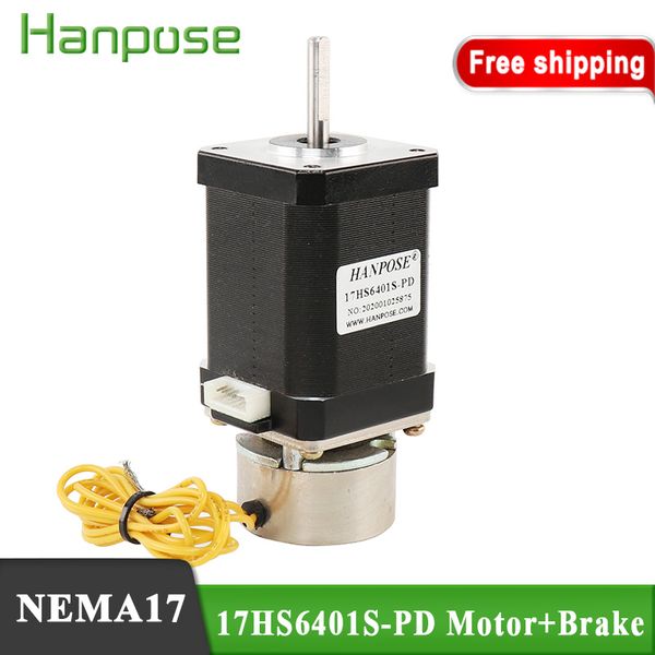 

nema17 stepping motor with power-off brake motor 17hs6401s-pd 70n.cm 2-phase four wire printer engraving machine for 3d printer