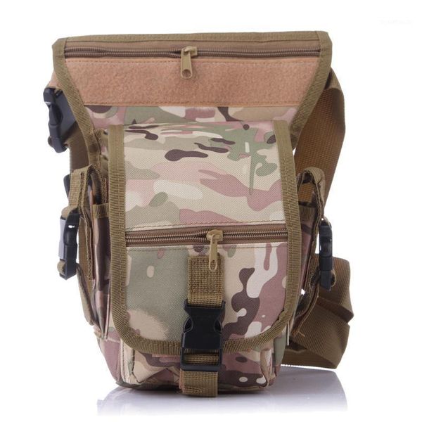 

multi-function tactical legs bag oxford cloth purse outdoor fan single shoulder bag1