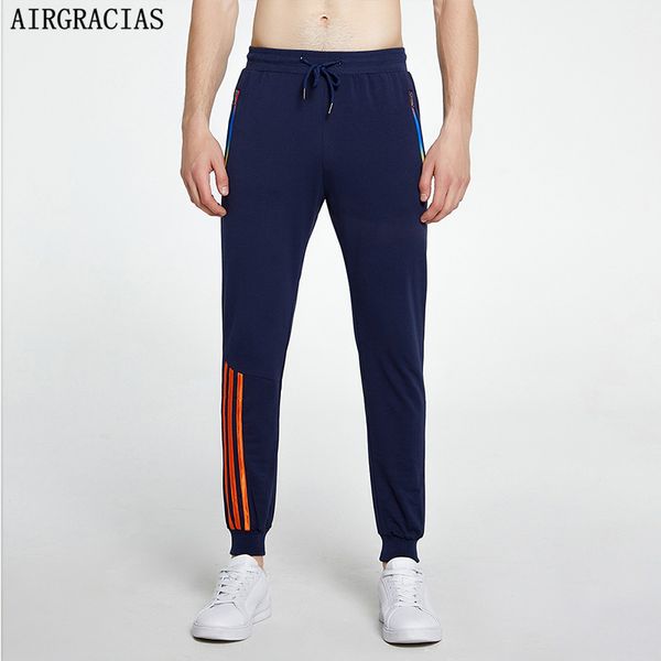 

airgracias sweatpants men pants elasticity skinny sweatpants mens joggers tracksuit pants streetwear clothing plus size m- lj201103, Black