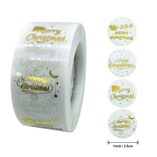 

500 labels roll flower thank you stickers christmas stickers scrapbooking packaging seal labels handmade stationery stickers d3 bbyjck