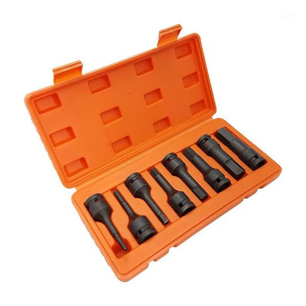 

8pc 1/2 inch impact drive torx socket set t30-t80 hex socket set h5-h19 drive wrench tool kit big tool allen key1