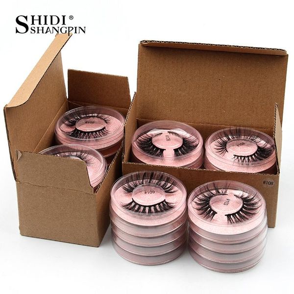 

false eyelashes wholesale 4/10/20/30/50pcs mink lashes in bulk natural makeup
