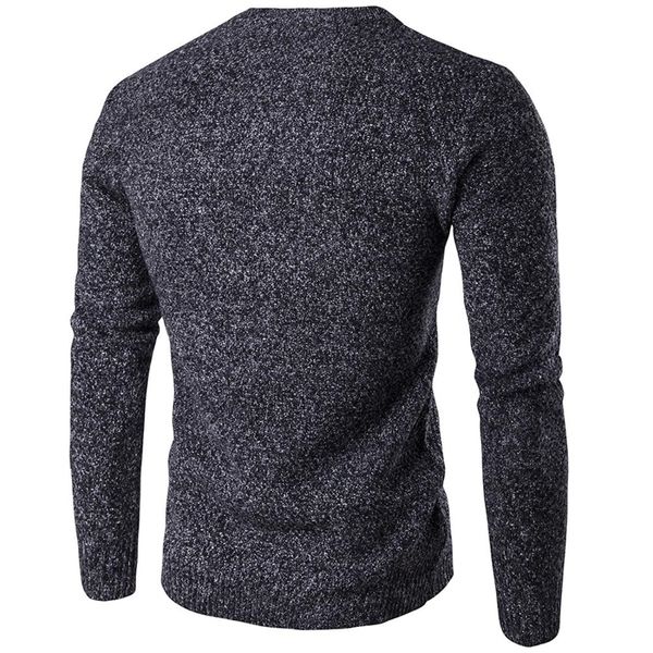

men winter sweater solid color warm casual knitted pullover sweaters 201124, White;black